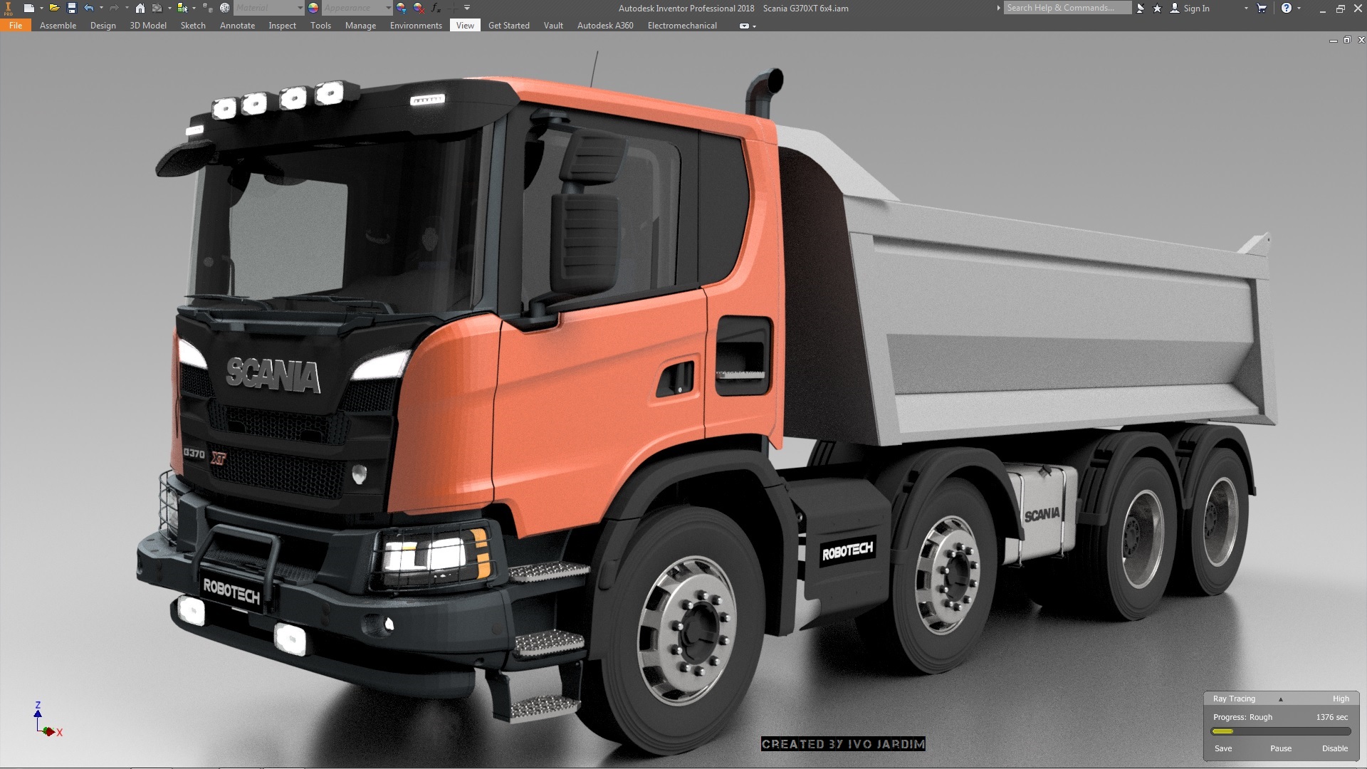 斯堪尼亚G370 XT 8x8卡车1比1